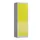 garderobekast HxBxD 1800x590x500mm 2vak klink RAL7035 RAL1018