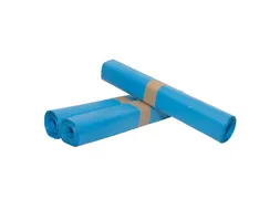 Afvalzakken T25 70x110cm Blauw, 25 x 20 stuks