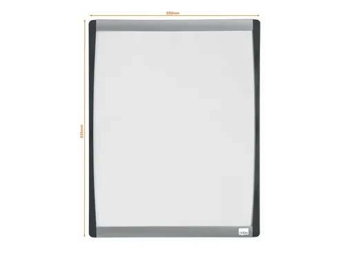 Nobo droog uitwisbaar whitebord met gewelfde lijst 35.5x28cm