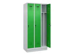 locker voor scheiding van kleding,HxBxD 1950x900x500mm,3vak