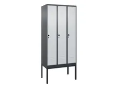 locker voor scheiding van kleding,HxBxD 2120x900x500mm,3vak