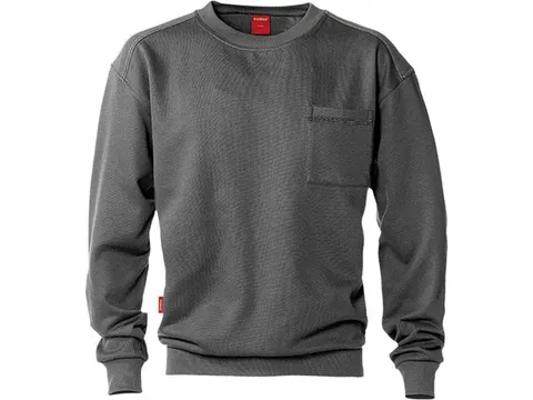 Fristads 100780 7394 SM sweater, donkergrijs, maat L, per stuk