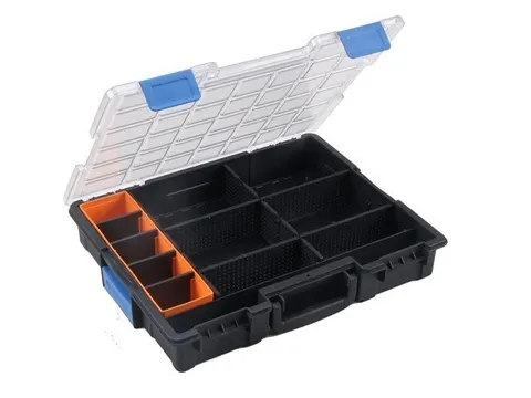 Assortimentskoffer,type 9,HxBxD 76x440x335mm,kunststof,koffer zwart