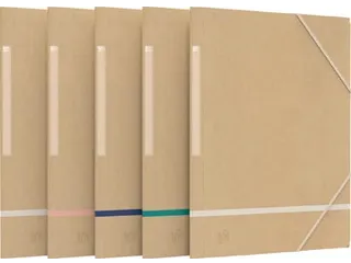 elastomap A4, karton, naturel assorti, 5 stuks - 2