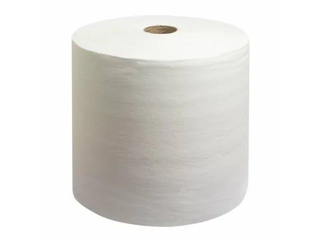 Wypall poetsdoek L40 7450 1-laags Wit 31x32cm 875st/rol