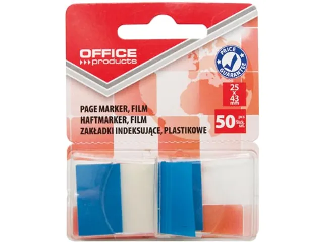 Index 25 X 43 Mm Blister Van 50 Tabs Blauw