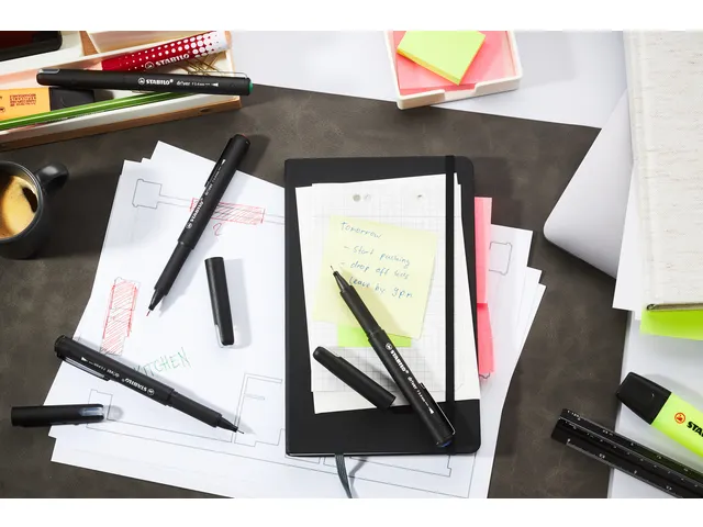 Fineliner STABILO dr!ver Fijne punt 0.4 mm Groen