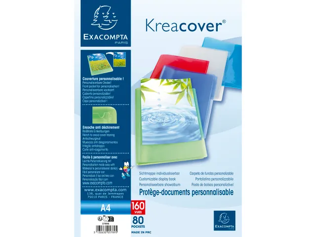 Protège-documents en polypropylène semi-rigide KreaCover Chromaline