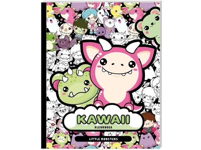 Kleurboek Kawaii Little Monsters