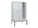locker voor scheiding van kleding,HxBxD 2120x1200x815mm,4vak