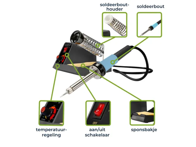 Instelbaar Soldeerstation 48W 150 - 450°C