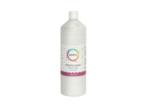 Plakkaatverf Qrea wit 1000ml