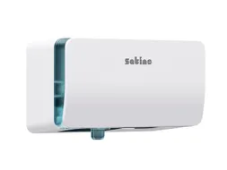 Toiletpapierdispesnser Satino MT1 Hyginity duo wit 333426