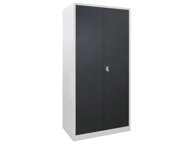 universele kast,HxBxD 1950x920x500mm,4xStalen bodem,duwstangsluiting