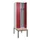locker met bank,voor scheiding van kleding,HxBxD 2120x600x815mm,2vak