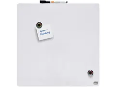 Nobo magnetische droog uitwisbare Mini Whiteboard tegel 36x36cm Wit