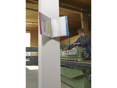 Wandhouder A4 Display Systeem Wall 5691 met 10 zichtpanelen
