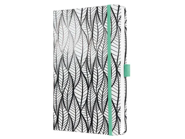 Notitieboek Sigel Jolie Beauty A5 hardcover gelinieerd 'Whitened leave