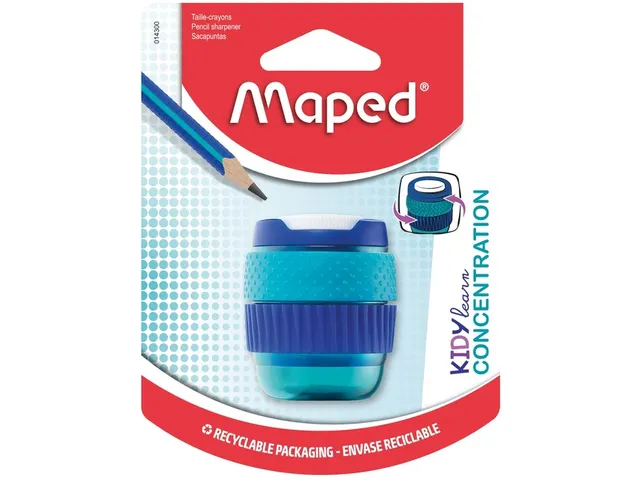 Puntenslijper Maped Kidy Learn Concentration 1-gaats Blauw