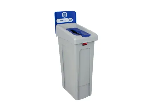 Slim Jim Recyclingstation Papier Inwerpopening 87 Liter Rubbermaid