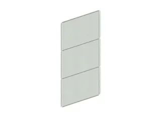 achterwand,v. inhaakstelling,HxB 2000x1000mm,verzinkt - 1