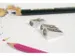 Taille-crayon en aluminium double forme conique