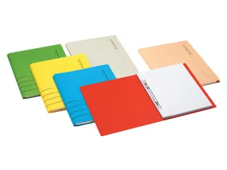 Snelhechter Secolor A4 100% gerecycled karton schuifdeklijst 250gr roo - 2