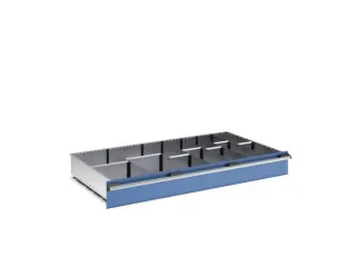 indelingsset,7lengteverdeler 6scheidingsplaten,v. front H 150mm - 4