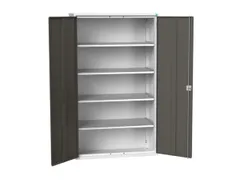 universele kast,HxBxD 2000x1300x550mm,4xStalen bodem,draaigrendelslot