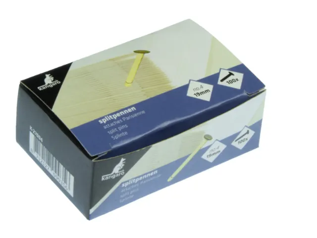 Splitpen Kangaro 19mm 100 stuks verkoperd