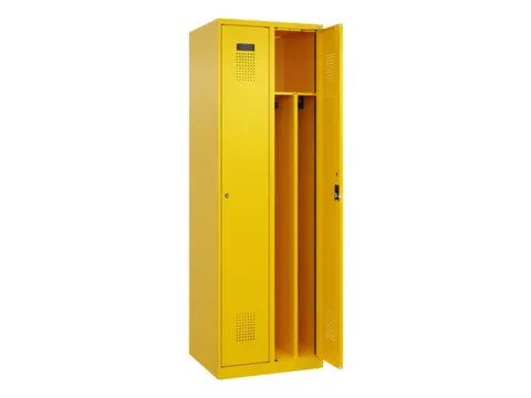 locker voor scheiding van kleding,HxBxD 1850x600x500mm,2vak