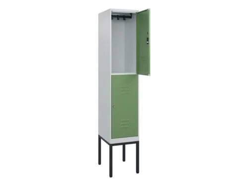 dubbeldekse locker,HxBxD 2120x400x500mm,1x2vak.,vak B 400mm