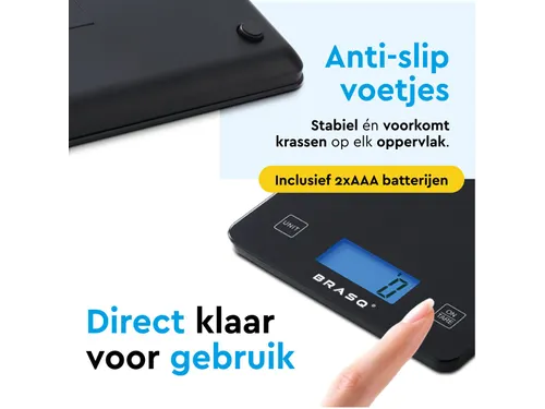 BRASQ Digitale keukenweegschaal 10KG DKS100