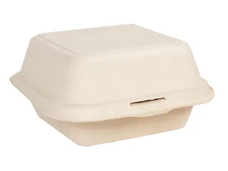 Hamburgerbox IEZZY Maxi IP suikerriet beige 50 stuks - 1