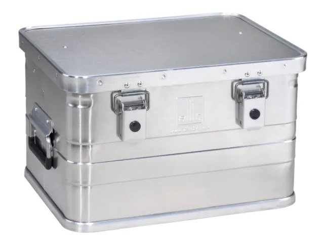 Aluminium transportbox,HxLxB 265x435x335mm,wanden gesloten