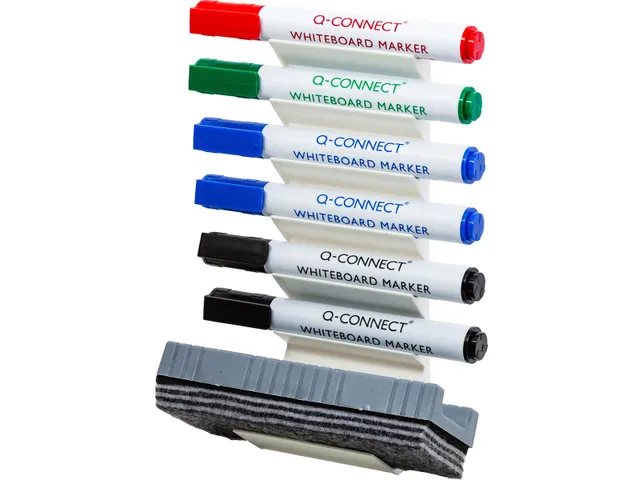 Q-CONNECT accessoirehouder voor whiteboard incl. markers en wisser
