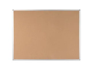 Prikbord Quantore 90x120cm kurk aluminium lijst - 1