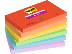 Memoblok 3M Post-it 655 Super Sticky 76X127mm PLAY