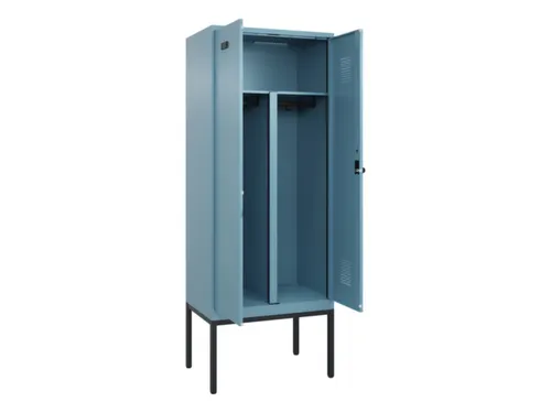 PBM-locker,HxBxD 2120x800x500mm,2vak,vak B 400mm,draaigrendel