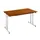 Klaptafel Vrijstaand 140x80 Cm Onderstel Aluminium Kersenhout