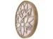 Wandklok Nextime dia 40cm Roze Hout Lotus
