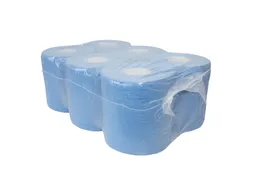 CMT Poetsrol Midi Recycled 2-laags 150m/20cm Blauw 6 Rol