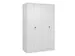 locker voor scheiding van kleding,HxBxD 1850x1200x500mm,4vak