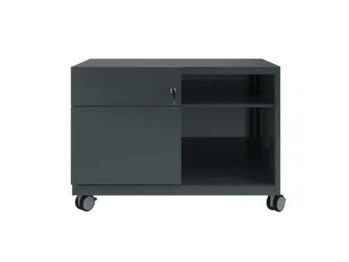 caddy,HxBxD 563x800x490mm,2lade(n),1niveaus,lade/hangmappenframe links