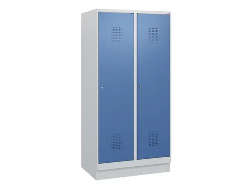 schoollocker,HxBxD 1630x800x500mm,2vak,vak B 400mm,cil.-slot,sokkel