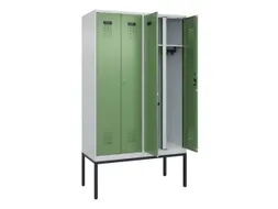 locker voor scheiding van kleding,HxBxD 2120x1200x500mm,4vak