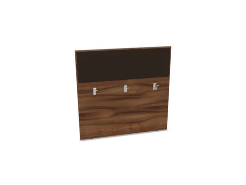 baliepaneel bureau aanbouw achter NP-tiepolo nut BN2036-bruin 1200mm