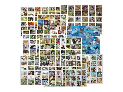 Belongingsstickermix De Stulp dieren assorti