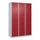 Z-garderobekast,HxBxD 1850x1200x500mm,vak B 200/400mm,cil.-slot