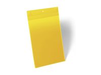 Neodymium magnetische documenthouder A4 staand formaat Geel